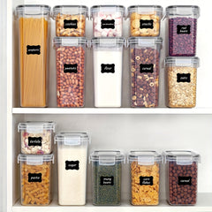 24pcs Food Storage Containers with Lids - Transparent Sealed Fresh keeping Box