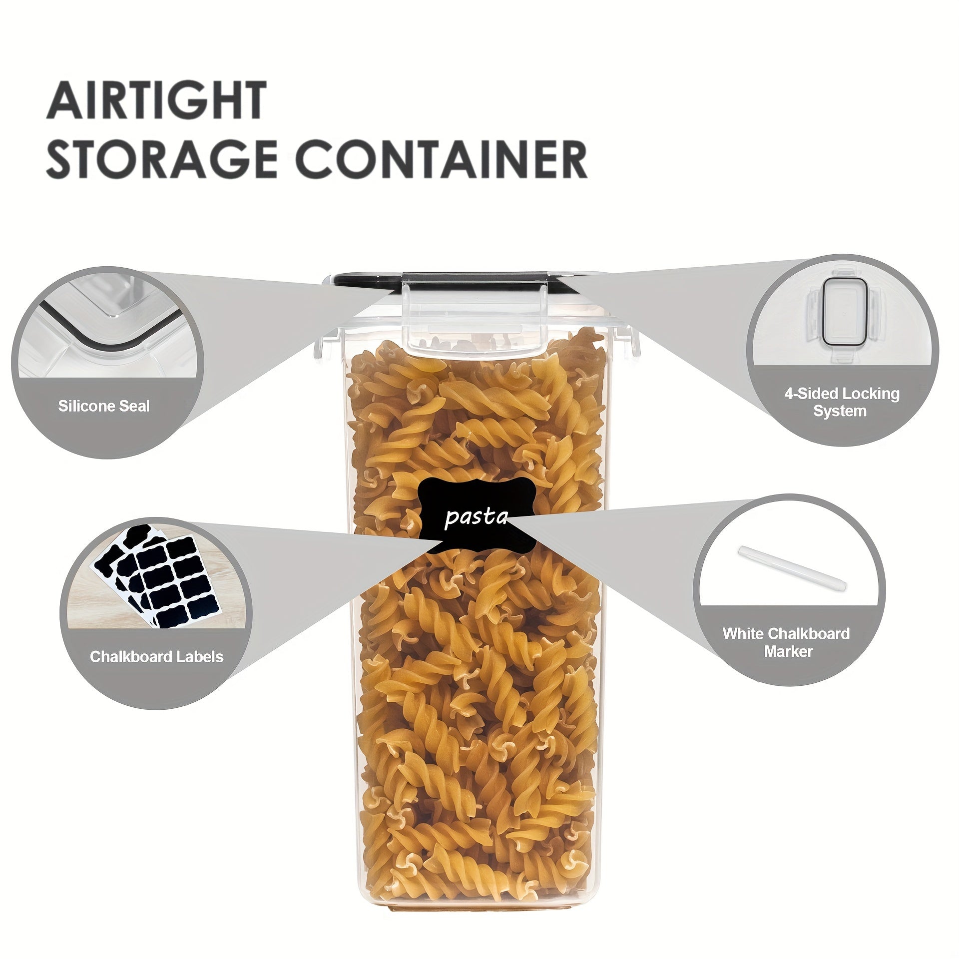 24pcs Food Storage Containers with Lids - Transparent Sealed Fresh keeping Box