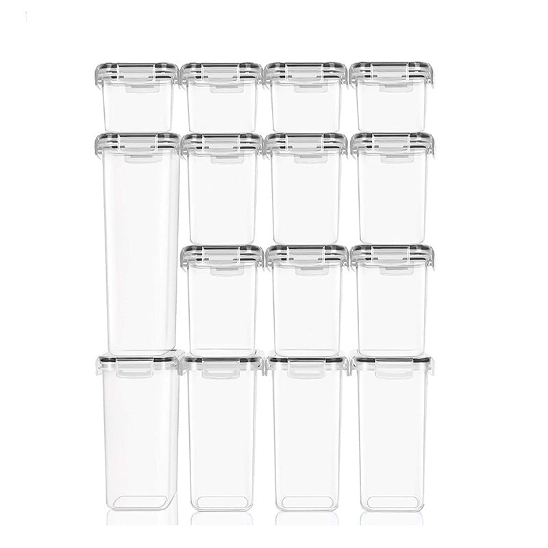 24pcs Food Storage Containers with Lids - Transparent Sealed Fresh keeping Box