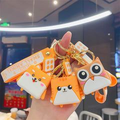 Cartoon Animal Keychain Doll Bag Pendant Charms Key Chain Jewelry Gift