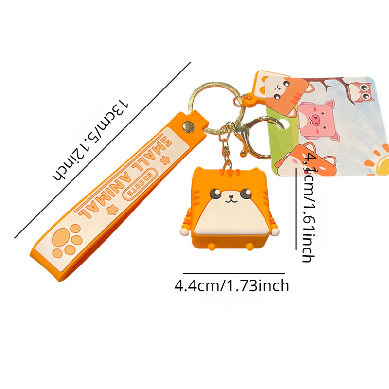 Cartoon Animal Keychain Doll Bag Pendant Charms Key Chain Jewelry Gift