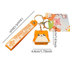 Cartoon Animal Keychain Doll Bag Pendant Charms Key Chain Jewelry Gift