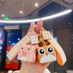 Cartoon Animal Keychain Doll Bag Pendant Charms Key Chain Jewelry Gift