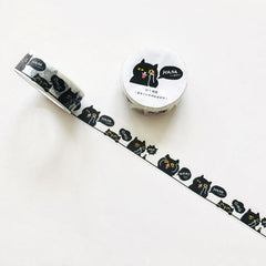 Creative Cat & Paper Tape Decorative Tape Girl Collage Basic Journal