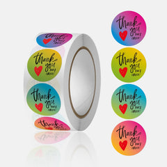 500pcs Thank You Stickers Roll for Small Business