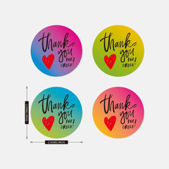 500pcs Thank You Stickers Roll for Small Business
