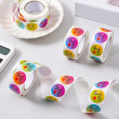 500pcs Thank You Stickers Roll for Small Business