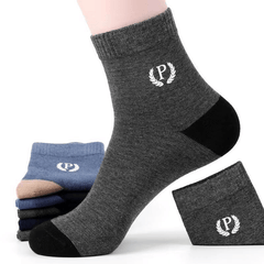5 Pairs Men's Sweat Absorbing Sport Socks - Running Training