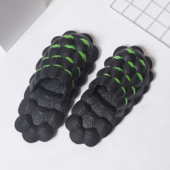 Men's Massage Bubble Slides Non-Slip Spa Slippers