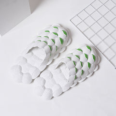 Men's Massage Bubble Slides Non-Slip Spa Slippers