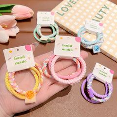 3pcs Elastic Hair Band Hair Ties Hair Accessories For Girls