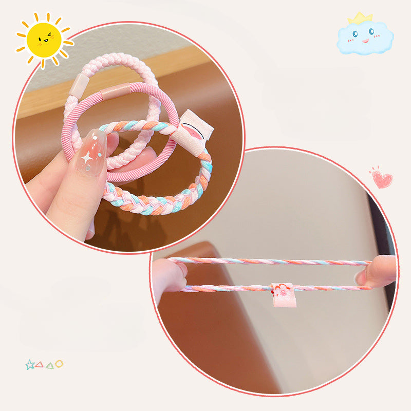 3pcs Elastic Hair Band Hair Ties Hair Accessories For Girls