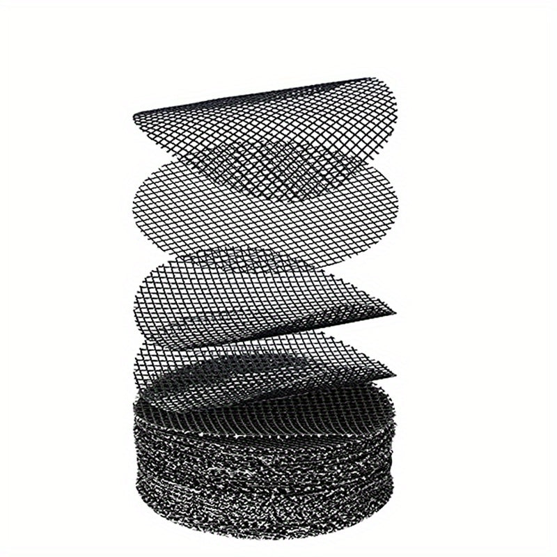 10pcs Flower Pot Hole Mesh Pad Round Drainage Screens Prevent Soil Loss