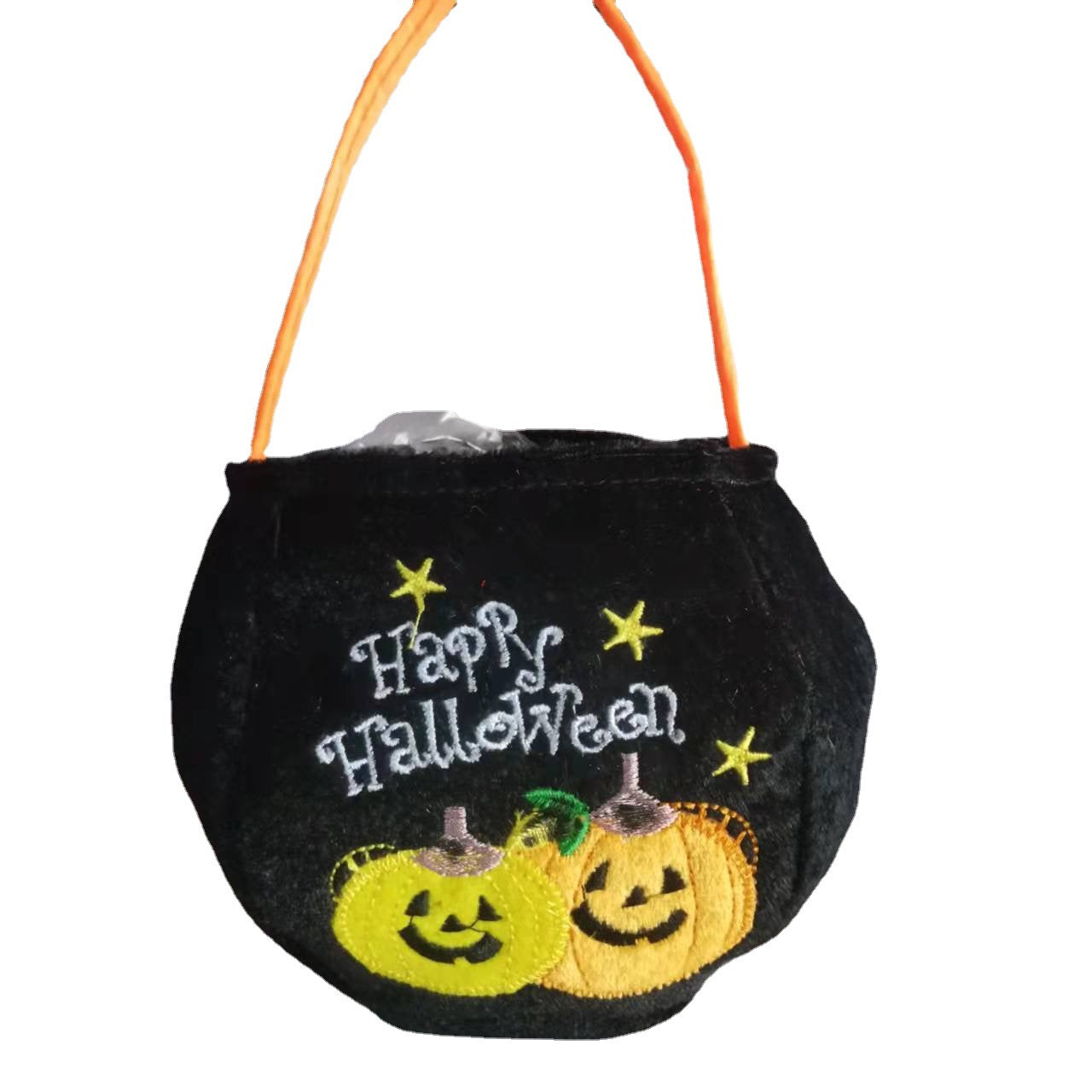 Mini Halloween Pumpkin Handbag Trick Or Treat Candy Storage Bag Tote Bag