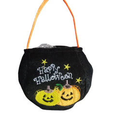 Mini Halloween Pumpkin Handbag Trick Or Treat Candy Storage Bag Tote Bag
