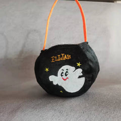 Mini Halloween Pumpkin Handbag Trick Or Treat Candy Storage Bag Tote Bag