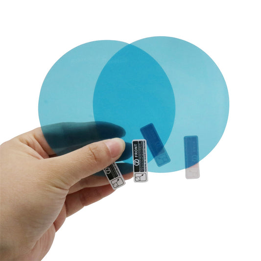 2pcs Car Truck Rearview Mirror Rainproof Film Anti Fog Anti reflective Clear Wat
