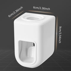 Automatic Toothpaste Squeezer Wall Holder with Dispenser