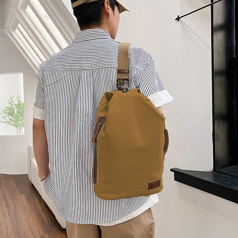Men's Vintage Crossbody Bag Large Capacity