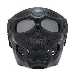 Skeleton Motorcycle Full Face Mask Windproof Helmet Mask