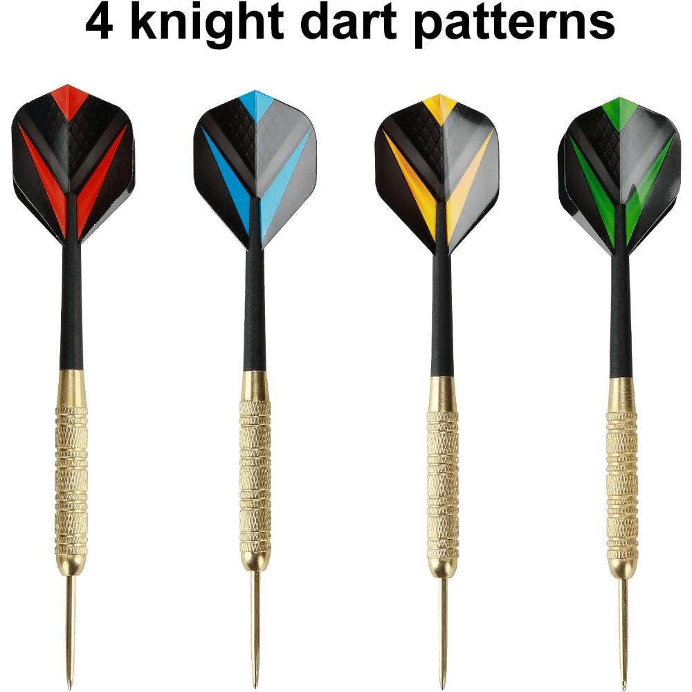 12pcs Professional Steel Tip Darts Set for Beginners 19g 22g 23g 24g