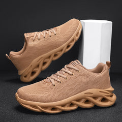 Men's Lace up Blade Sneakers Lightweight Athletic Shoes