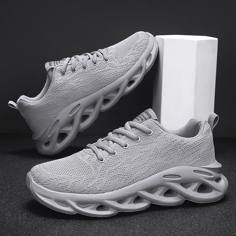 Men's Lace up Blade Sneakers Lightweight Athletic Shoes