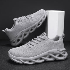 Men's Lace up Blade Sneakers Lightweight Athletic Shoes