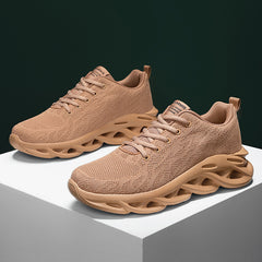 Men's Lace up Blade Sneakers Lightweight Athletic Shoes