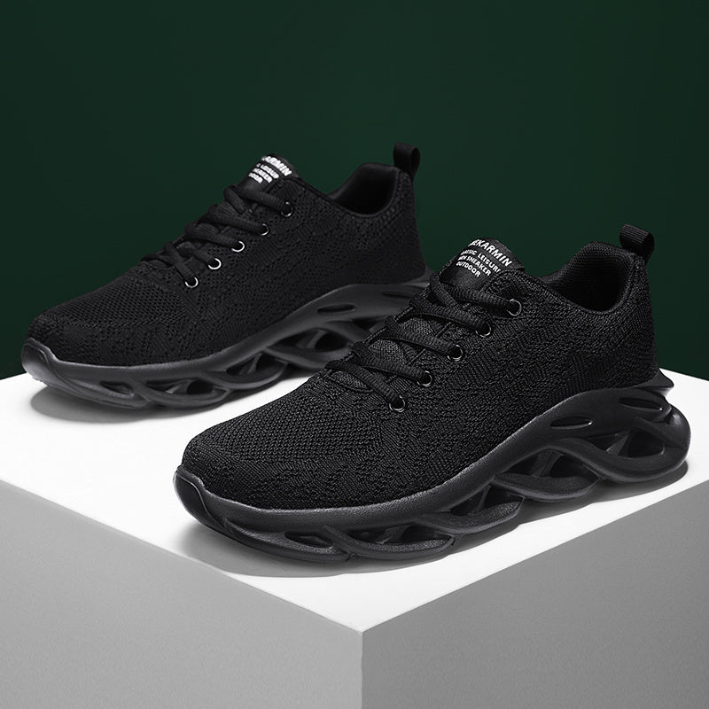 Men's Lace up Blade Sneakers Lightweight Athletic Shoes