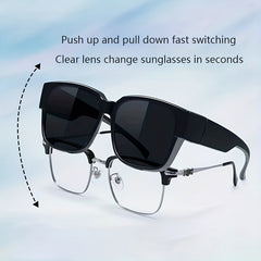 Polarized Fit Over Sunglasses UV Protection Anti Glare