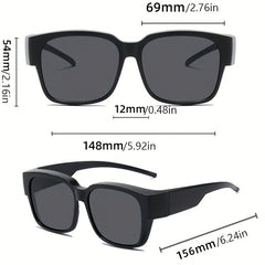 Polarized Fit Over Sunglasses UV Protection Anti Glare