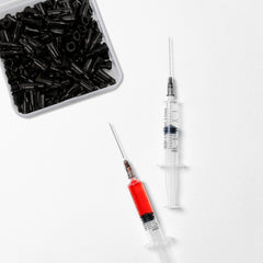 100pcs Luer Lock Syringe Tip Caps Dispensing Needle Tip Cap