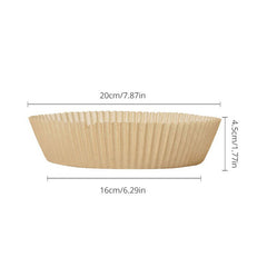 50pcs Disposable Air Fryer Liner Absorbent Paper Baking Accessory