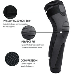2pcs High Elastic Long Knee Pads for Sports - Basketball Running