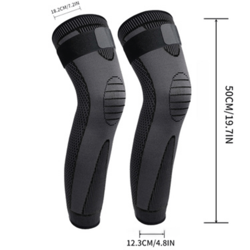 2pcs High Elastic Long Knee Pads for Sports - Basketball Running