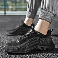 Men's Lace Up Sneakers Comfortable Walking Shoes