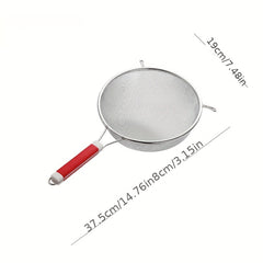 Stainless Steel Colander Mesh Filter for Camping