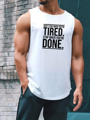 Men's Quick Dry Sleeveless Shirt for Workout