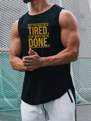 Men's Quick Dry Sleeveless Shirt for Workout