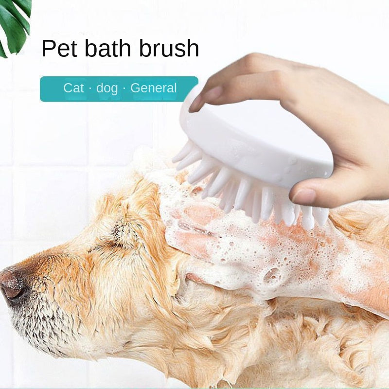 Small Dog Cat Bath Brush Pet Massage Brush Dog Cleaning Supplies