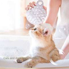 Small Dog Cat Bath Brush Pet Massage Brush Dog Cleaning Supplies