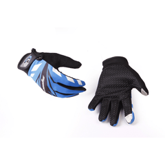 1pair Outdoor Sunscreen Full Finger Gloves Anti-slip Touch Screen