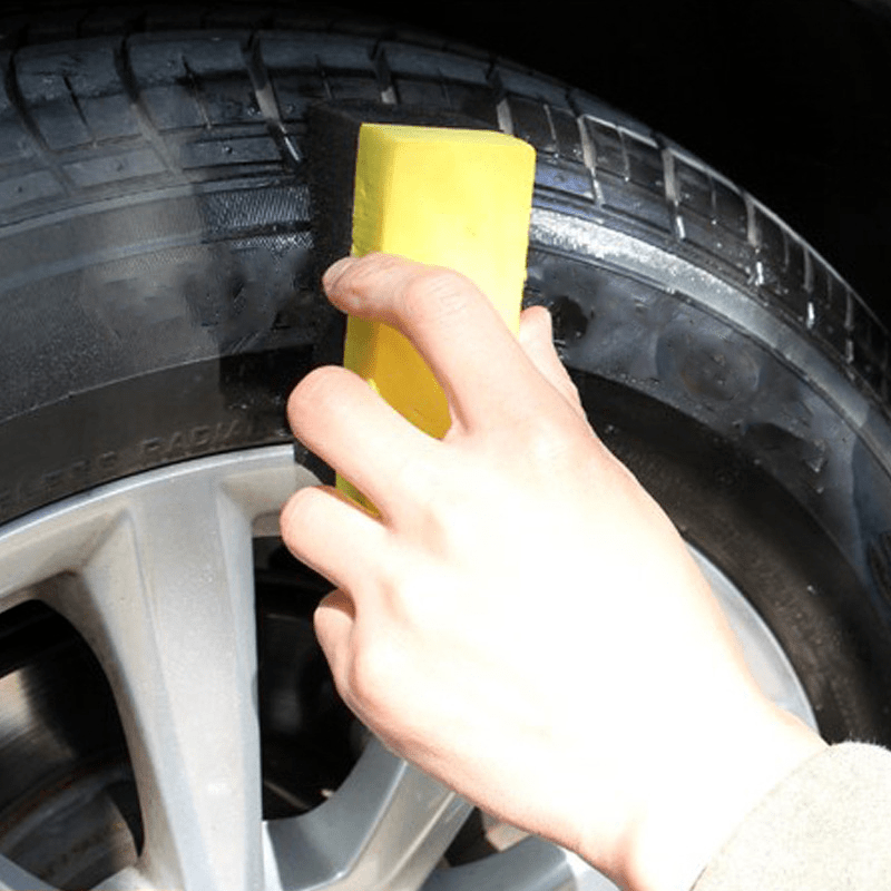 Car Wheel Sponge Tire Washing Cleaner Polishing Brushes Tire Tools 10pcs