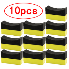 Car Wheel Sponge Tire Washing Cleaner Polishing Brushes Tire Tools 10pcs