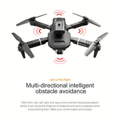 E100 Drone 4 Sided Obstacle Avoidance Dual Camera One Key Takeoff Landing