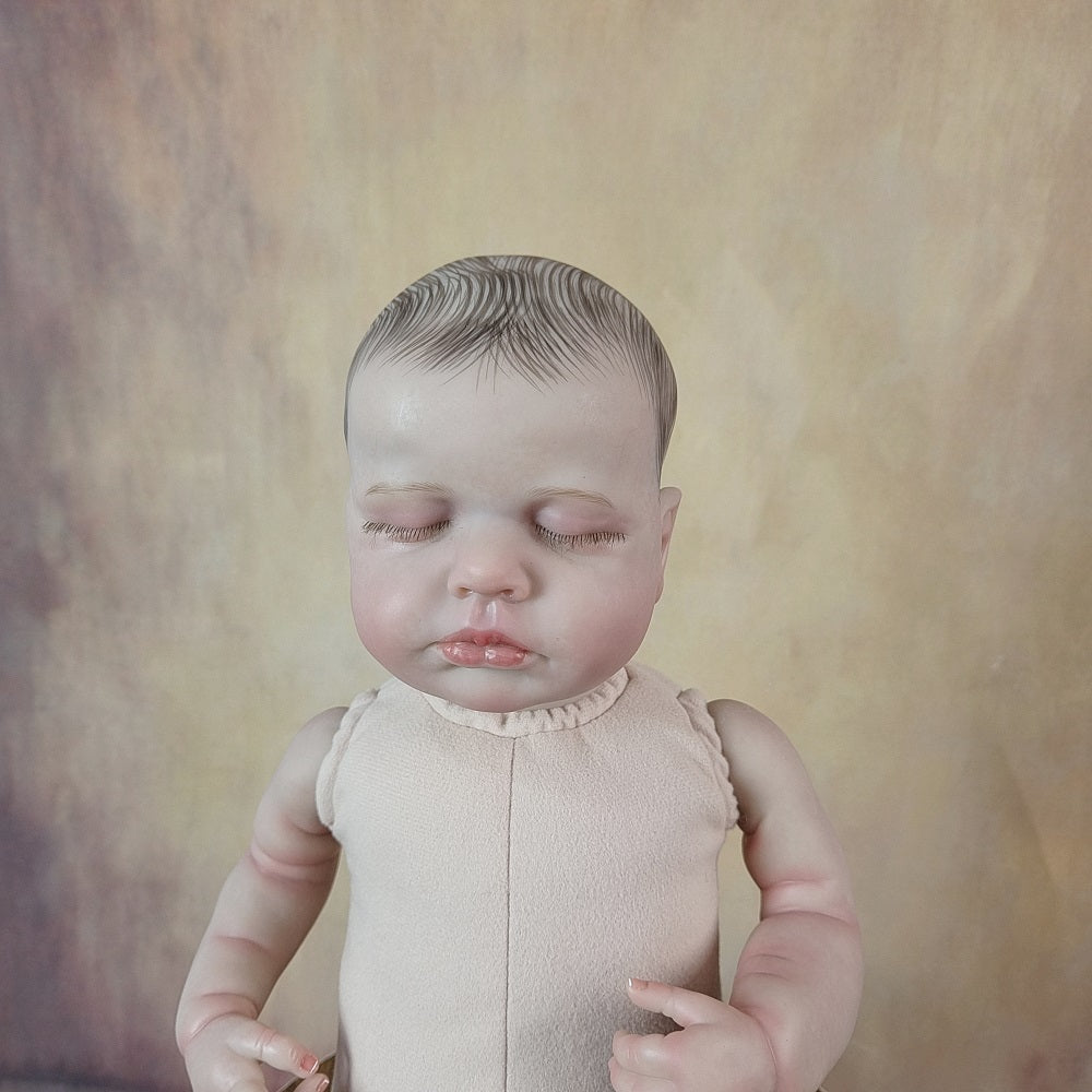 20in Soft Silicone Reborn Baby Doll Realistic Painted Skin Cloth Body Toy