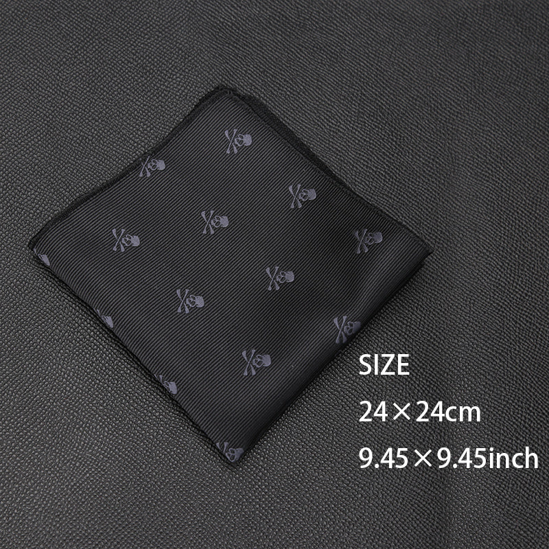 3pcs Skeleton Pattern Bow Tie Necktie Set for Party Wedding