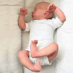 19" Asleep Baby Reborn Doll Soft Silicone Sleeping Girl Realistic