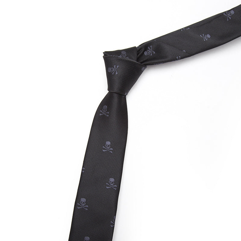 3pcs Skeleton Pattern Bow Tie Necktie Set for Party Wedding